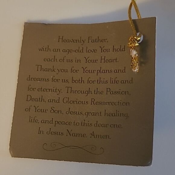 Pink Ribbon Angel Suncatcher - Picture 6 of 6